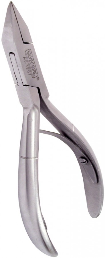 Кусачки Silver Star АТ-1207 маникюрные для ногтей для вросшего ногтя прямое лезвие (12мм)